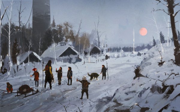 Artistic Human Winter HD Wallpaper | Background Image