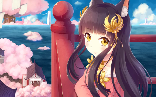 Nagato (Azur Lane) Anime Azur Lane HD Desktop Wallpaper | Background Image