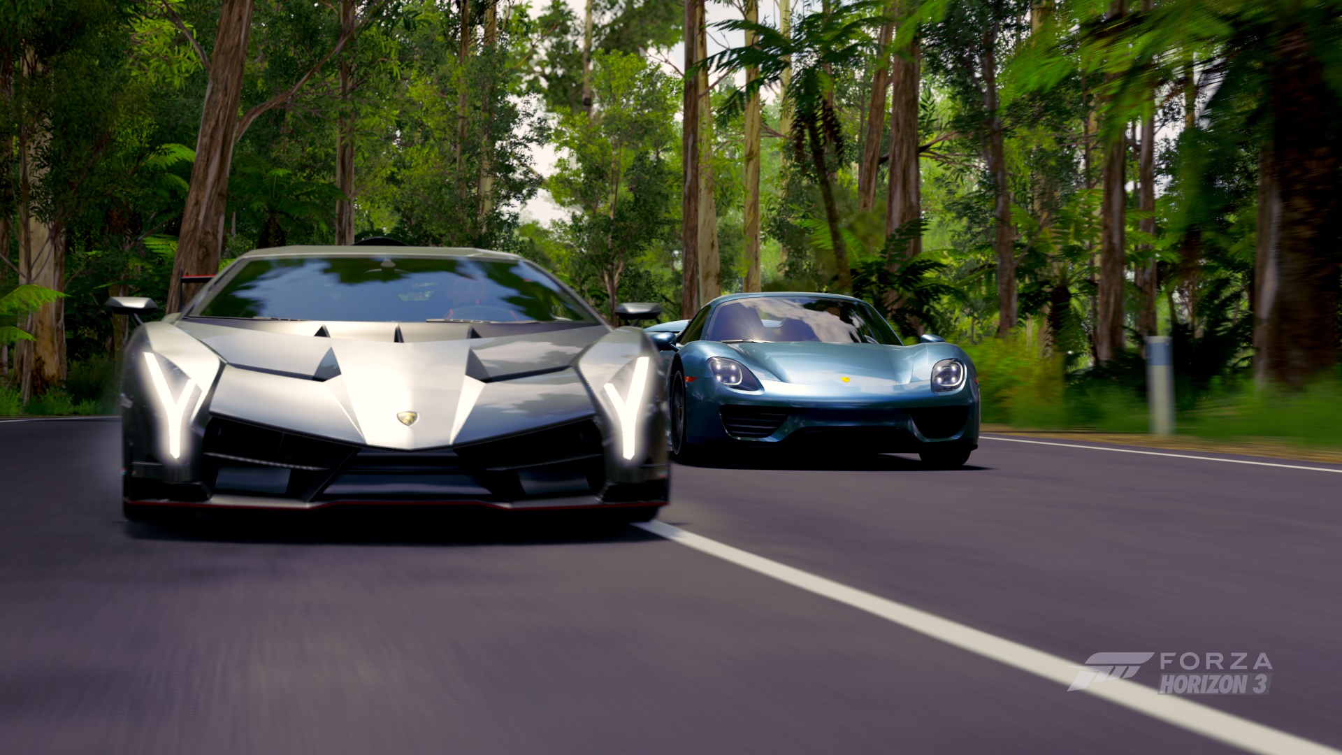 Lamborghini Veneno and Porshe 918