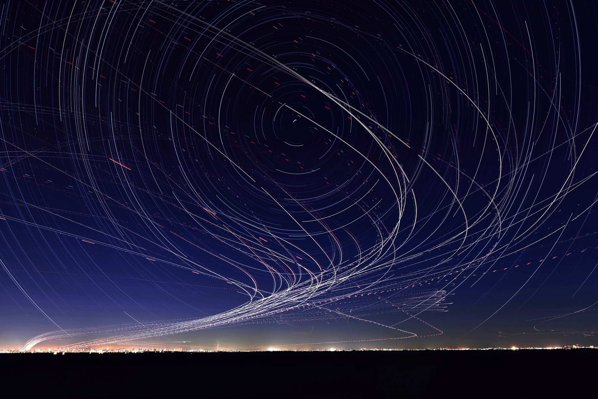 Download Sky Night Photography Time Lapse HD Wallpaper