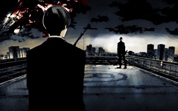 Shū Tsukiyama Ken Kaneki Anime Tokyo Ghoul:re HD Desktop Wallpaper | Background Image