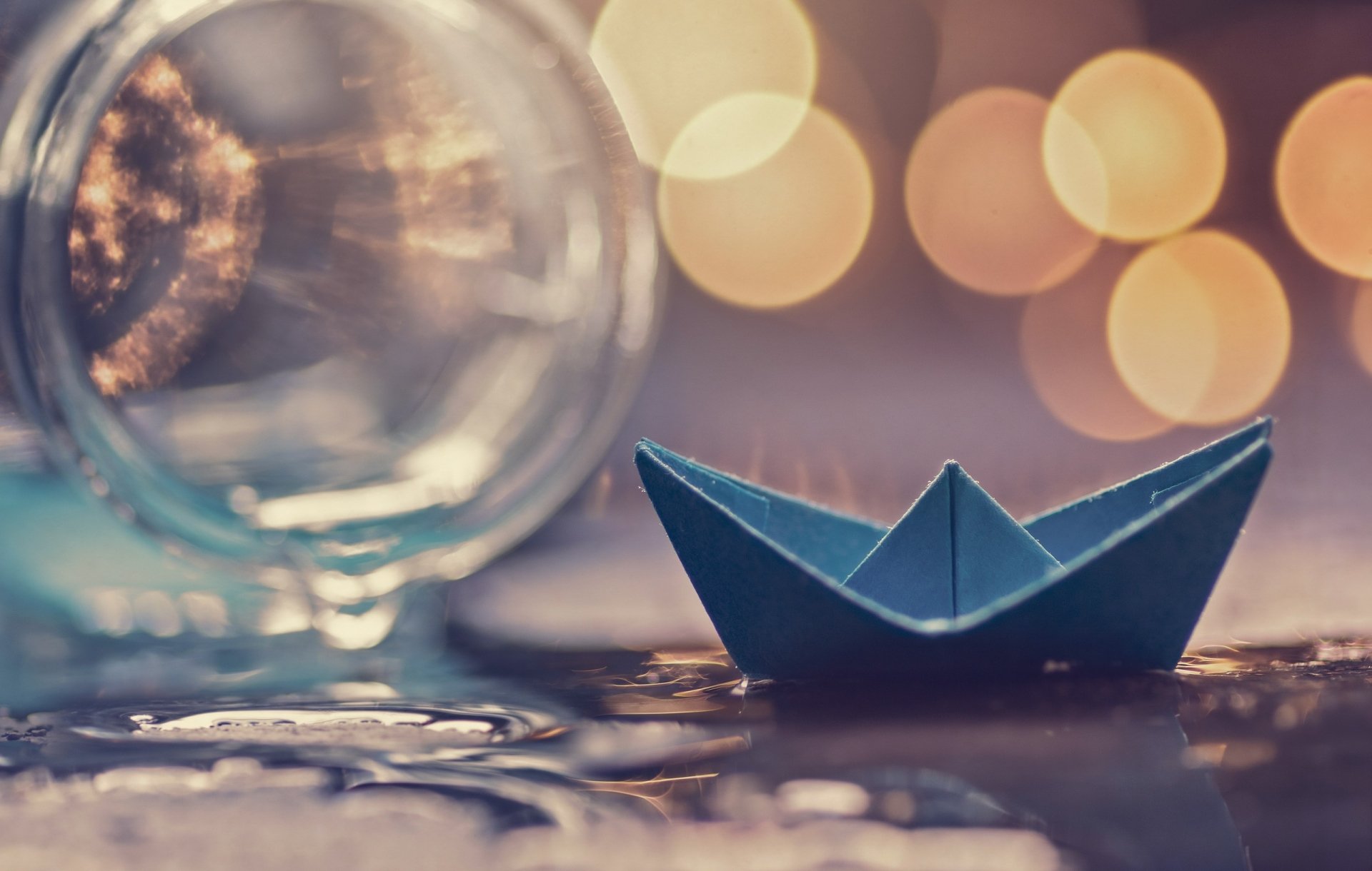 Download Paper Boat Bokeh Man Made Origami HD Wallpaper