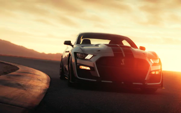 silver car muscle car car Ford Ford Mustang Ford Mustang Shelby vehicle Ford Mustang Shelby GT500 HD Desktop Wallpaper | Background Image