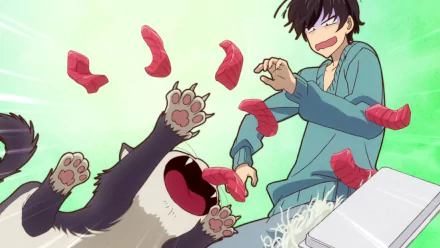 Anime My Roommate is a Cat HD Desktop Wallpaper | Background Image