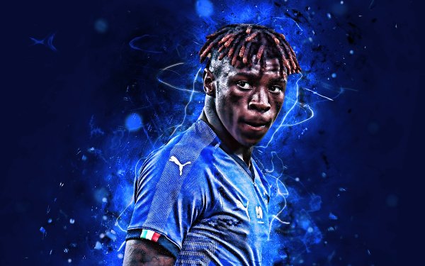 Sports Moise Kean Soccer Player Italy National Football Team HD Wallpaper | Background Image