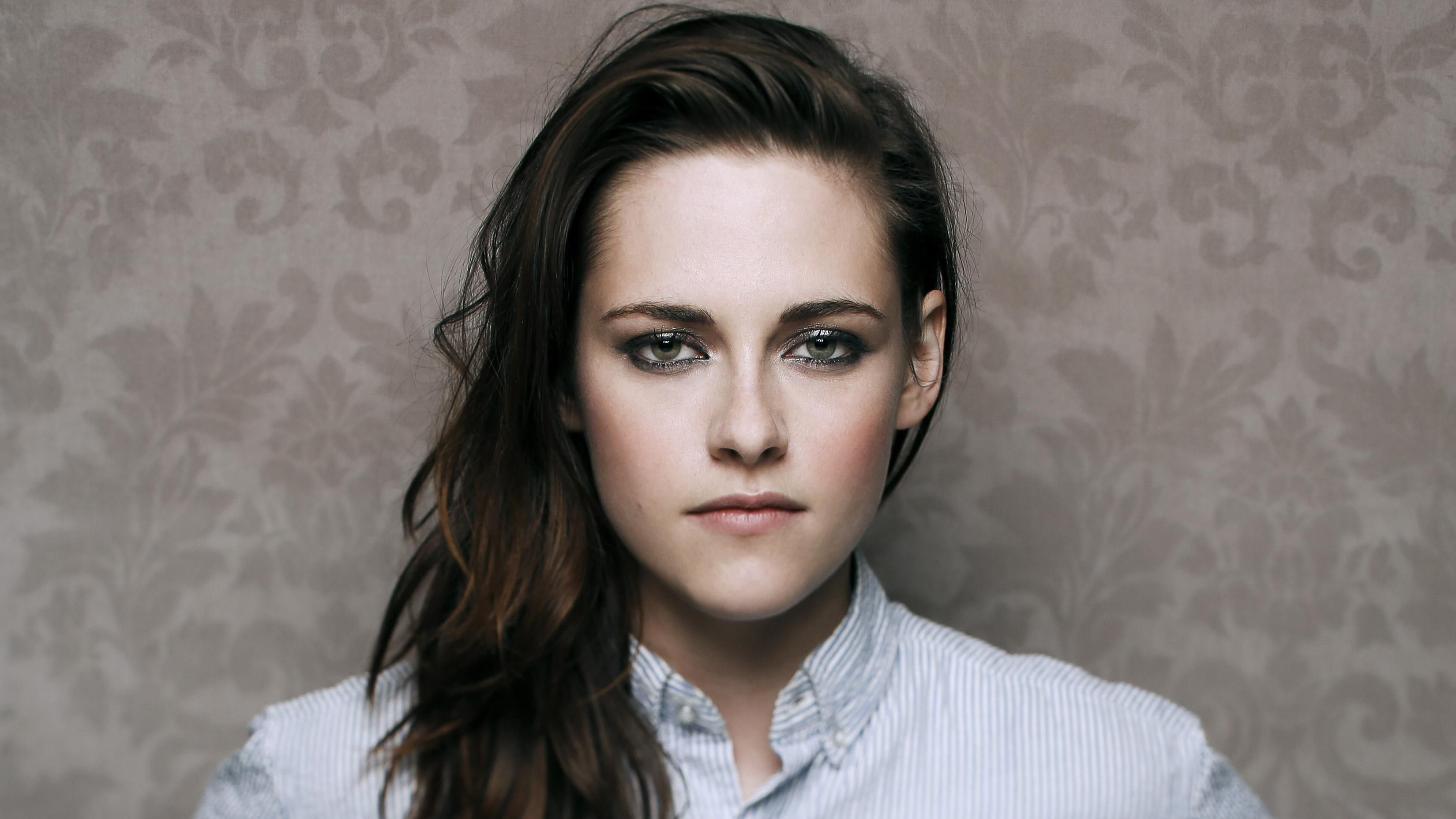 Download American Stare Brunette Face Actress Celebrity Kristen Stewart Hd Wallpaper 