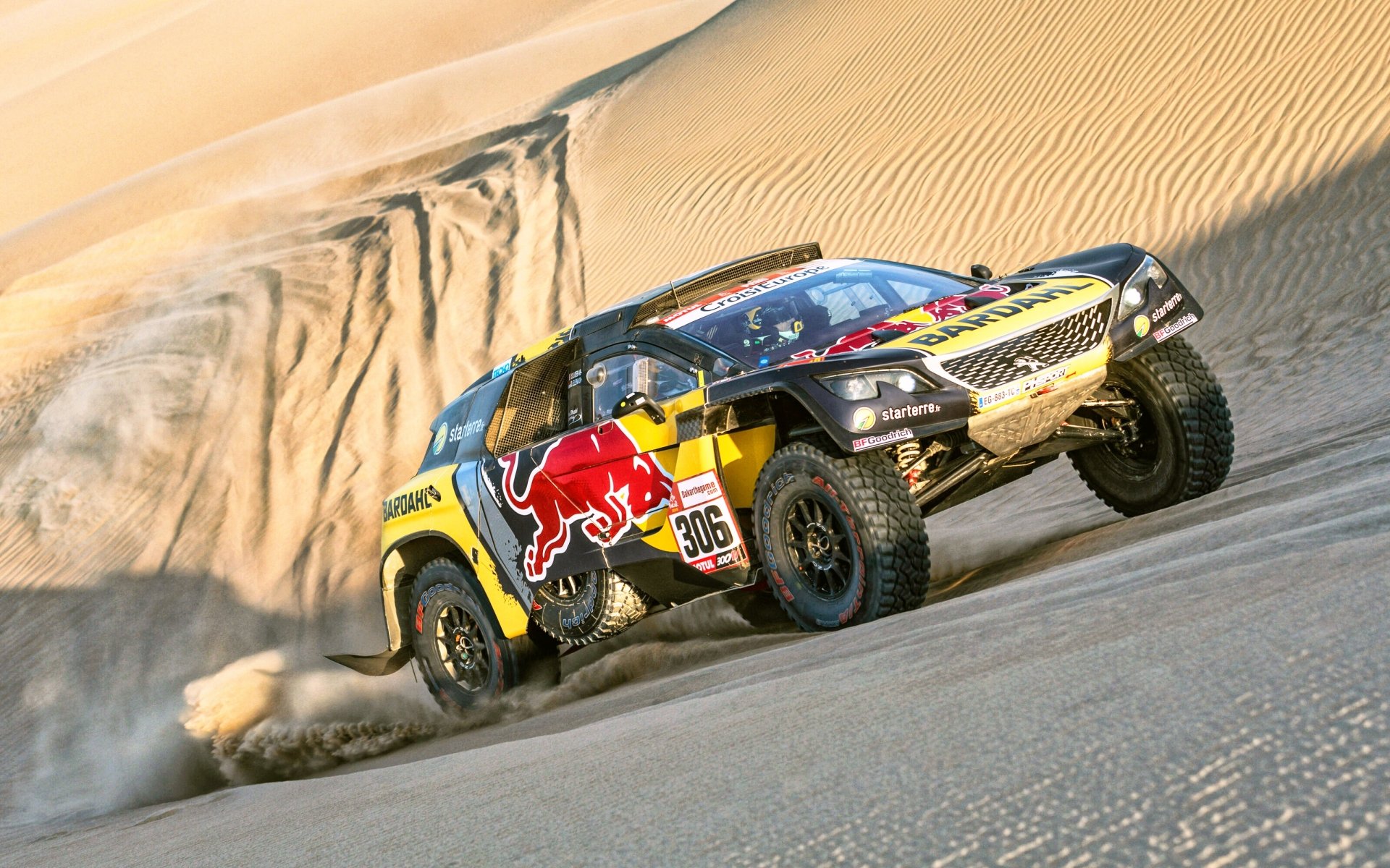 Download Sand Car Vehicle Rallying Sports HD Wallpaper
