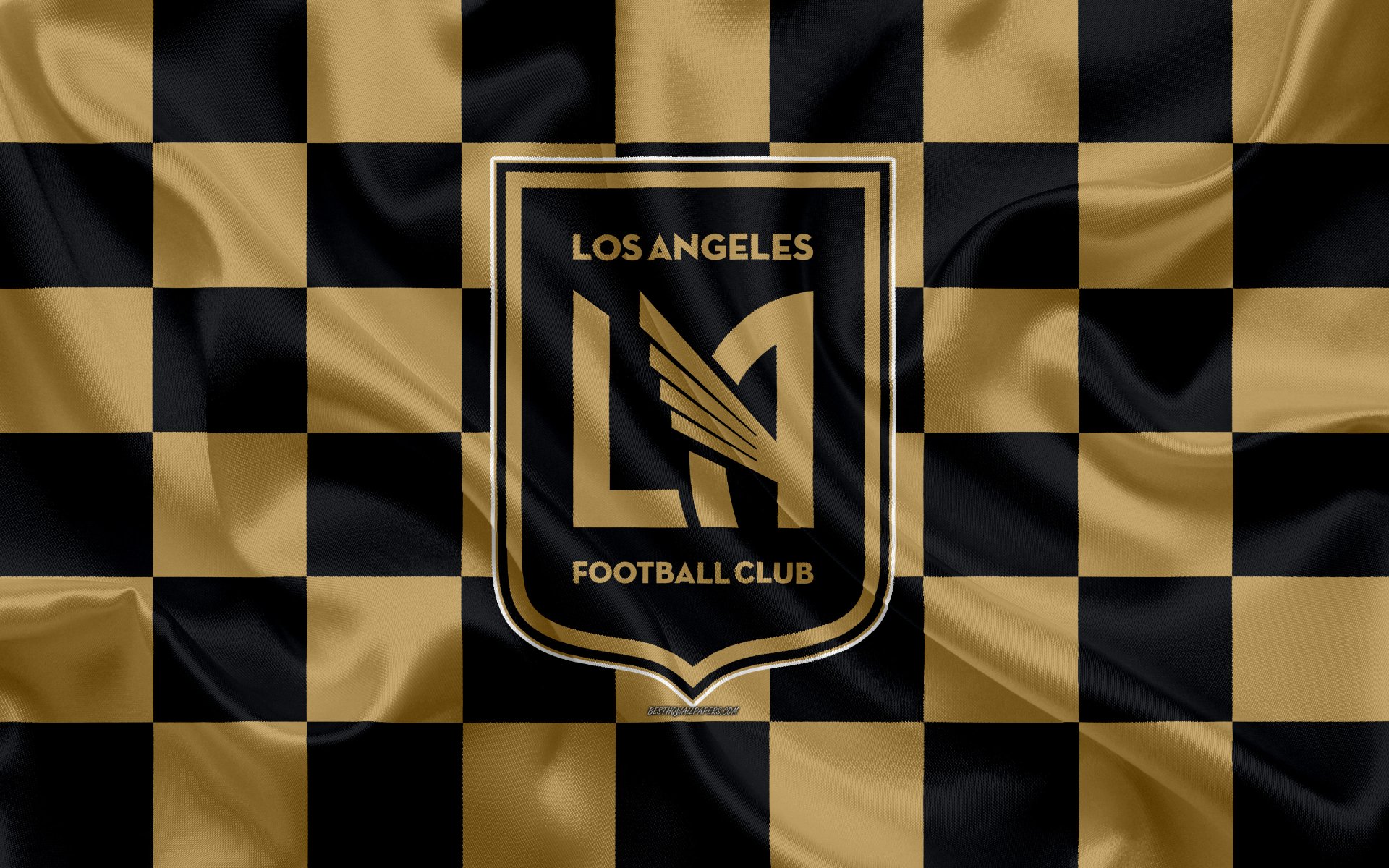 Download Emblem Logo MLS Soccer Los Angeles FC Sports 4k Ultra HD Wallpaper