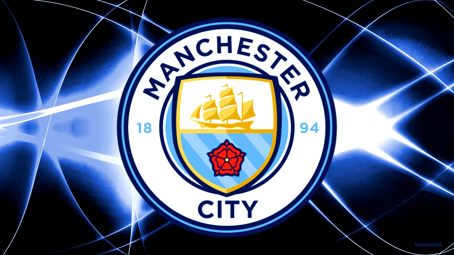 Download Emblem Logo Soccer Manchester City F C Sports Hd Wallpaper