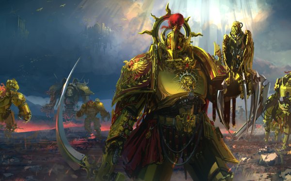 Video Game Warhammer 40K Warhammer Warrior Armor HD Wallpaper | Background Image