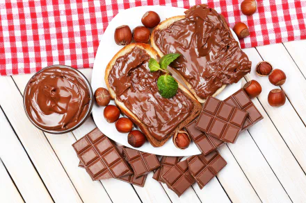 chocolate hazelnut food Nutella HD Desktop Wallpaper | Background Image