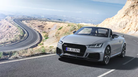 cabriolet silver car car Audi Audi TT vehicle Audi TT RS HD Desktop Wallpaper | Background Image