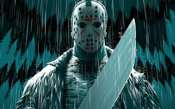 Jason Voorhees mask movie Friday the 13th HD Desktop Wallpaper | Background Image