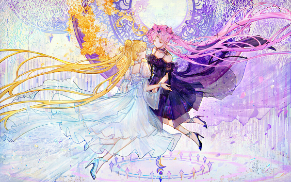 Anime Sailor Moon Usagi Tsukino Chibiusa Tsukino HD Wallpaper | Background Image