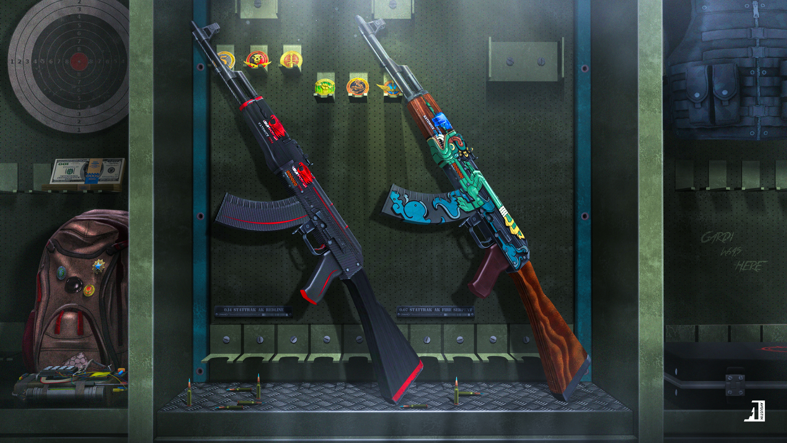 Counter-Strike: Global Offensive, AK-47, PC gaming, video game art,  Counter-Strike