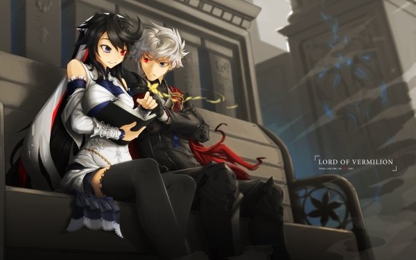 Video Game Lord of Vermilion III Angela Gideon Heterochromia HD Wallpaper | Background Image