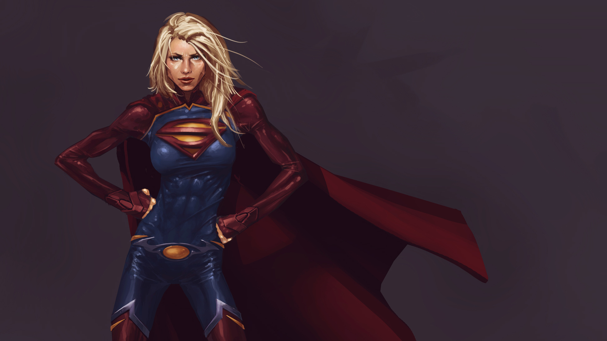 Blonde Supergirl Hd By Ash Croft