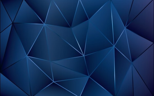 Abstract Blue Triangle Geometry HD Wallpaper | Background Image