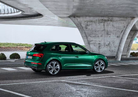 SUV green car car Audi vehicle Audi SQ5 HD Desktop Wallpaper | Background Image