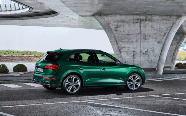 SUV green car car Audi vehicle Audi SQ5 HD Desktop Wallpaper | Background Image
