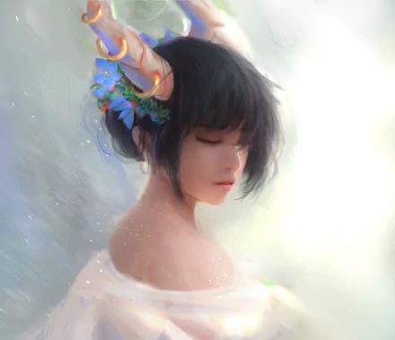  Horned Sprite by gynryo