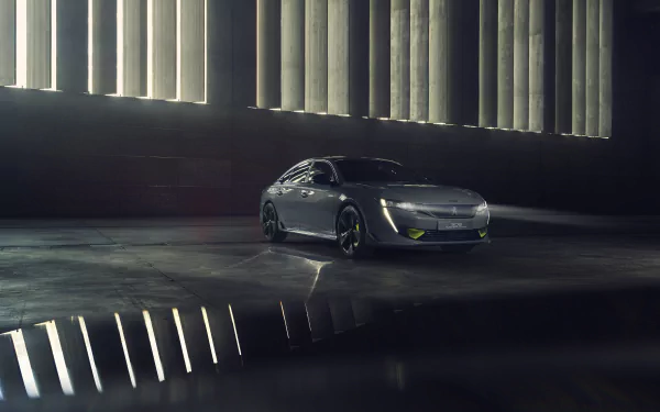 silver car car Peugeot vehicle Peugeot 508 HD Desktop Wallpaper | Background Image