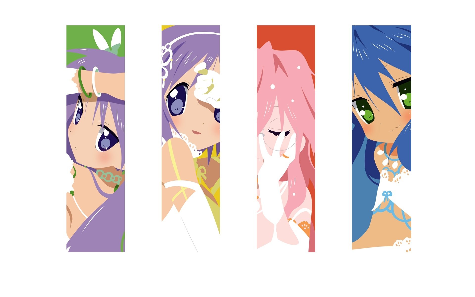 Download Miyuki Takara Konata Izumi Tsukasa Hiiragi Kagami Hiiragi HD Wallpaper