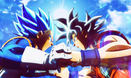  Goku Vs Vegeta by DT501061 余佳軒
