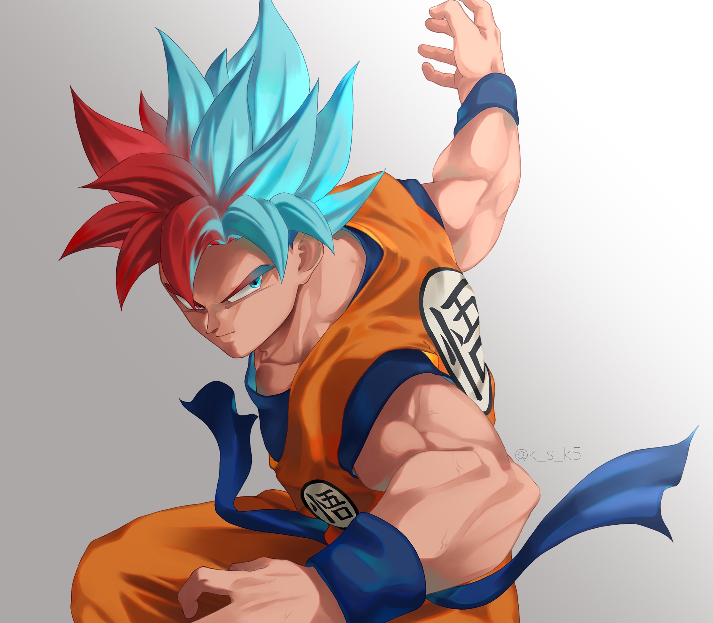 Goku SSJ Blue by アブゼロ