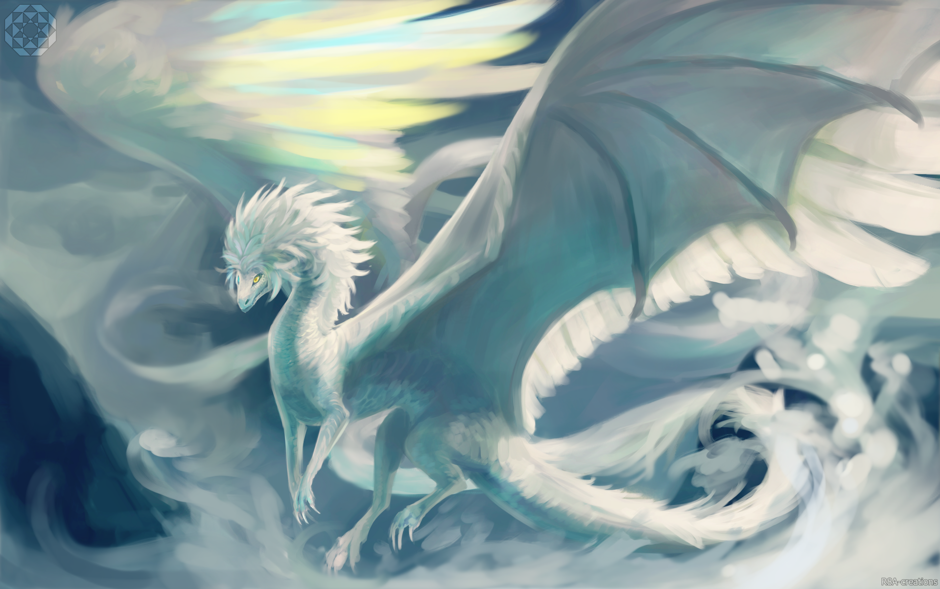 Download Fantasy Dragon HD Wallpaper by R8A-creations