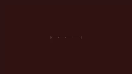 Minimalist dark-themed HD PC desktop wallpaper featuring a deep brown background with a small, centered rectangular design containing subtle, light text.