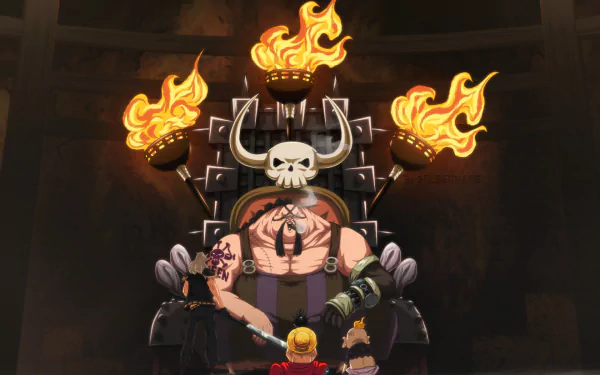 Queen (One Piece) Hyogoro (One Piece) Monkey D. Luffy Anime One Piece HD Desktop Wallpaper | Background Image