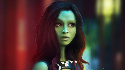 Guardians of the Galaxy Comic Gamora HD Desktop Wallpaper | Background Image