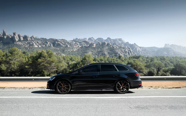 black car compact car car Seat vehicle Seat Leon HD Desktop Wallpaper | Background Image